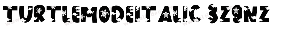 TurtleModeItalic-3z9nZ字体转换
