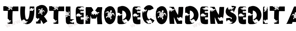 TurtleModeCondensedItalic-GO64y字体转换