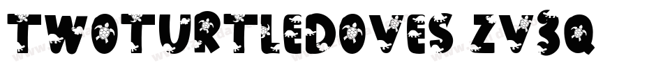 TwoTurtleDoves-ZV3q字体转换