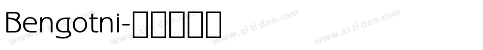 Bengotni字体转换