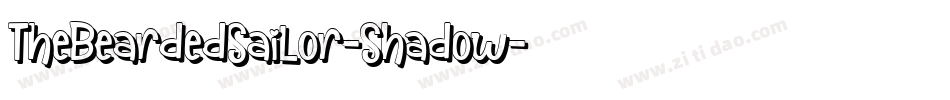 TheBeardedSailor-Shadow字体转换