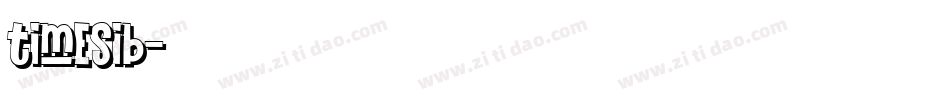timesib字体转换