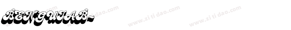 BENGUIAB字体转换