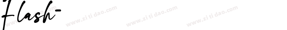 Flash字体转换