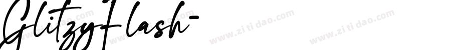 GlitzyFlash字体转换