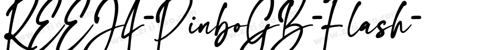 REEJI-PinboGB-Flash字体转换