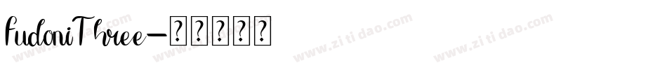 FudoniThree字体转换