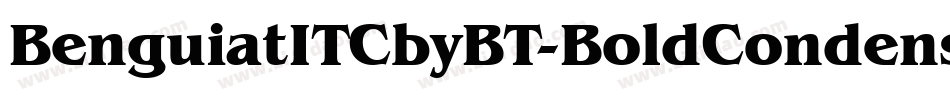 BenguiatITCbyBT-BoldCondensed字体转换