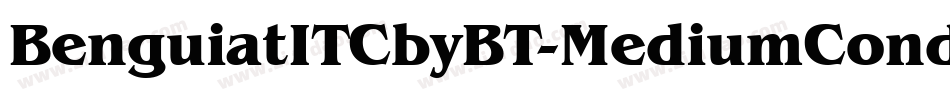 BenguiatITCbyBT-MediumCondItal字体转换