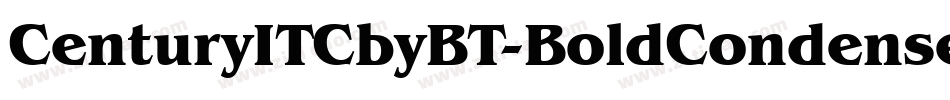 CenturyITCbyBT-BoldCondensed字体转换