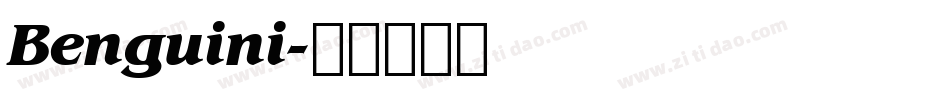 Benguini字体转换