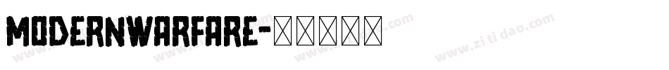 ModernWarfare字体转换