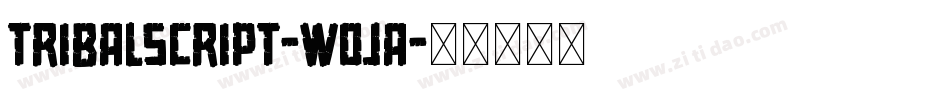 TribalScript-WOjA字体转换