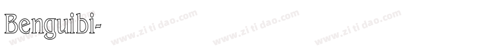 Benguibi字体转换