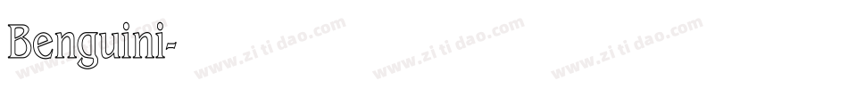 Benguini字体转换