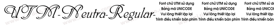 UTM-Neutra-Regular字体转换