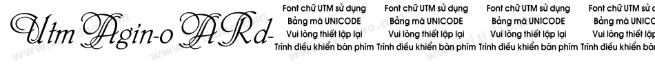 UtmAgin-oARd字体转换