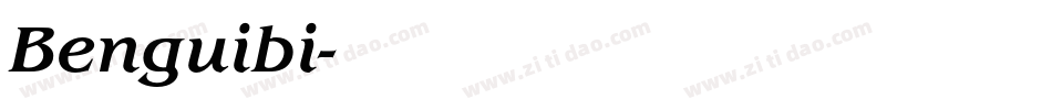 Benguibi字体转换