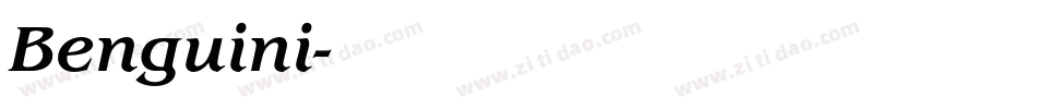 Benguini字体转换