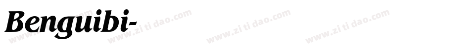 Benguibi字体转换