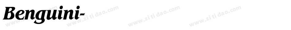 Benguini字体转换