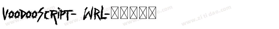VoodooScript-3WRL字体转换