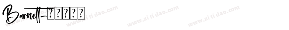 Barnett字体转换