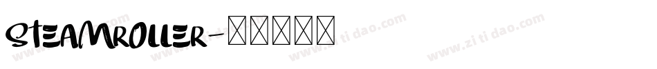 Steamroller字体转换
