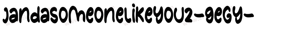 JandaSomeoneLikeYou2-geGY字体转换