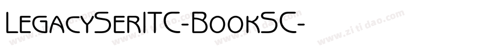 LegacySerITC-BookSC字体转换