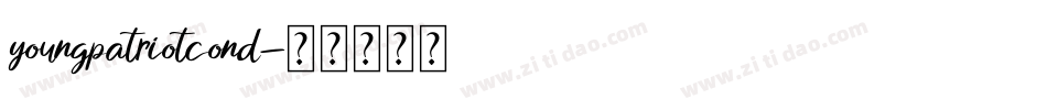 youngpatriotcond字体转换