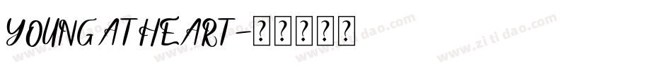 YOUNGATHEART字体转换