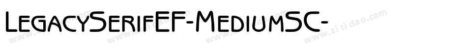LegacySerifEF-MediumSC字体转换