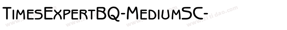 TimesExpertBQ-MediumSC字体转换