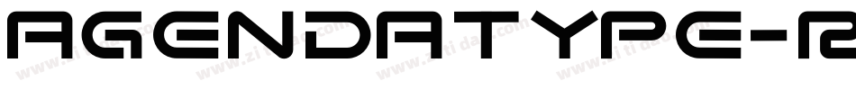 Agendatype-Regular字体转换