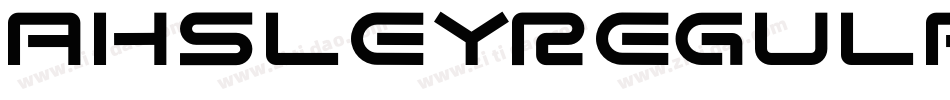 AhsleyRegular-Lzv3字体转换