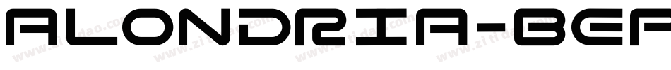 Alondria-Bepah-Regular字体转换