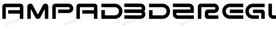 Ampad3D2Regular-Vyrl字体转换