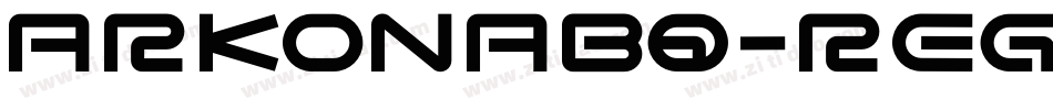 ArkonaBQ-Regular字体转换