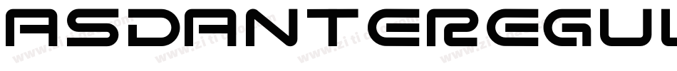 AsdanteRegular字体转换