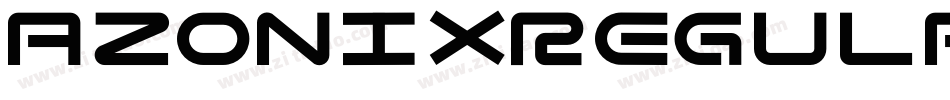 AzonixRegular字体转换