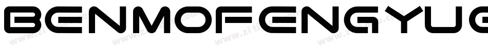 BENMOFengyueRegular-字体转换