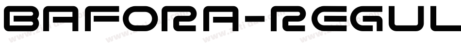 Bafora-Regular字体转换