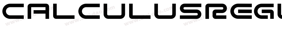 CalculusRegular字体转换