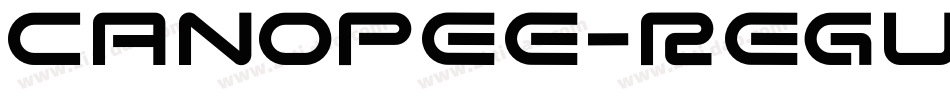 Canopee-Regular字体转换