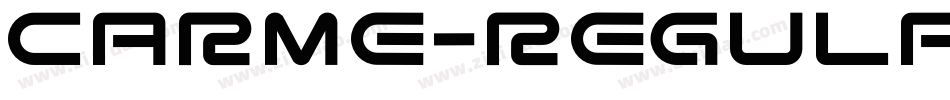 Carme-Regular字体转换