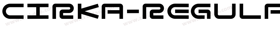 Cirka-Regular字体转换
