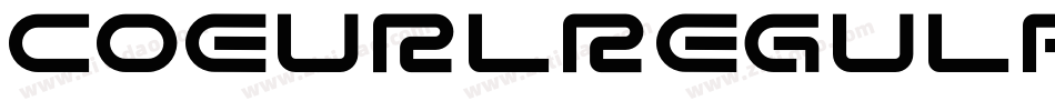 CoeurlRegular-Yj1y字体转换