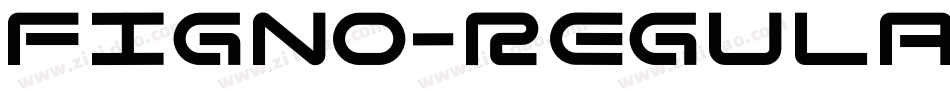 Figno-Regular字体转换