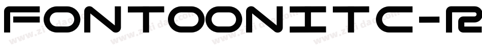 FontoonITC-Regular字体转换